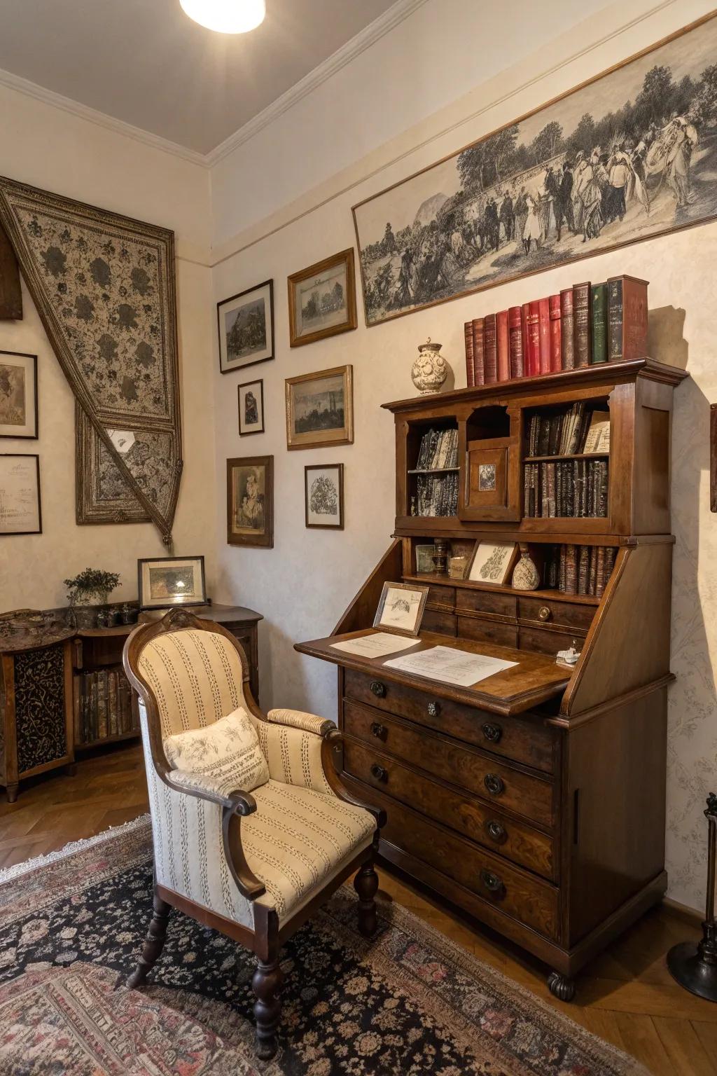 Classic finds add individuality and charm.