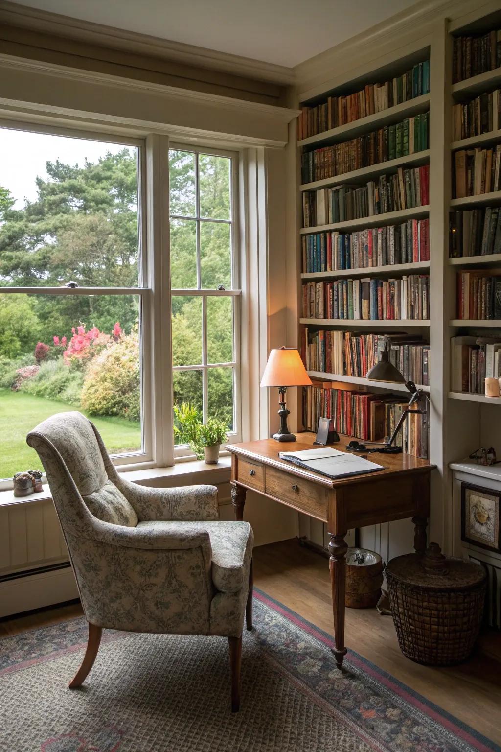 A writer’s retreat that inspires creativity and reflection.