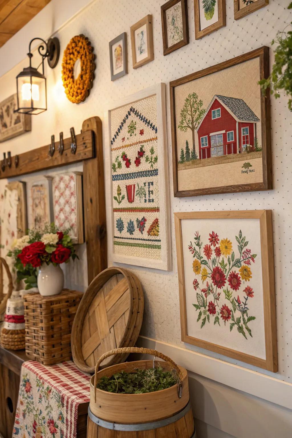 Handcrafted imagery injects endearing charisma and coziness.