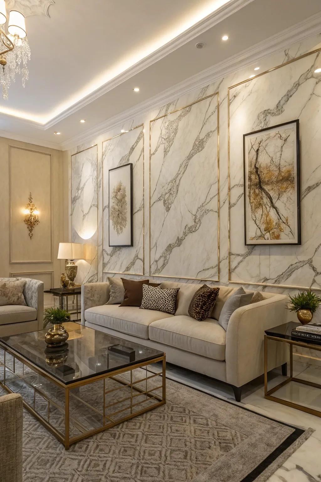 Quartz panels bring timeless elegance to your abode.