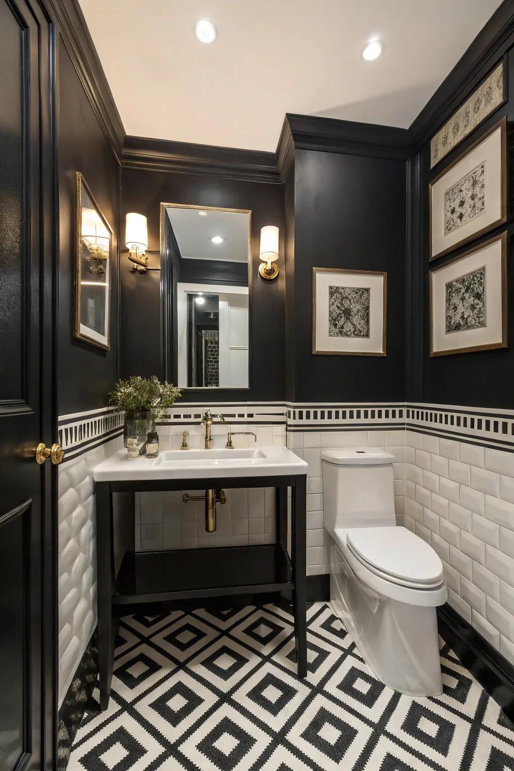 High-difference styling offers perpetual elegance and boldness.