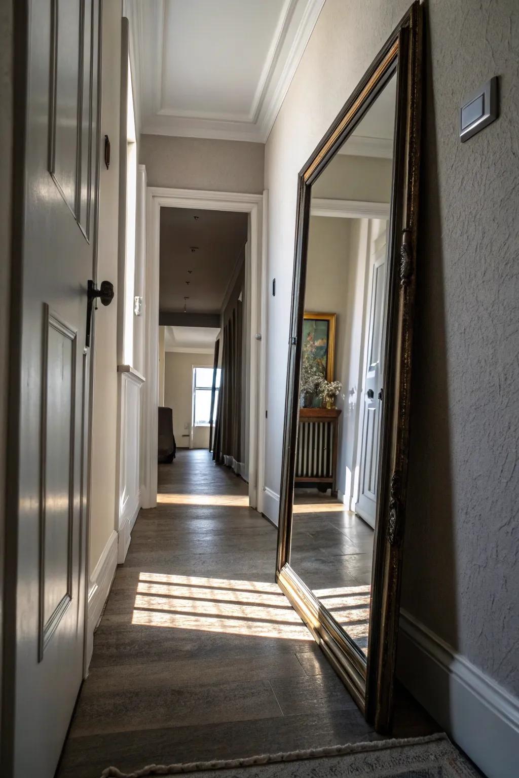 Low-positioned reflections present a distinctive outlook and aesthetic.