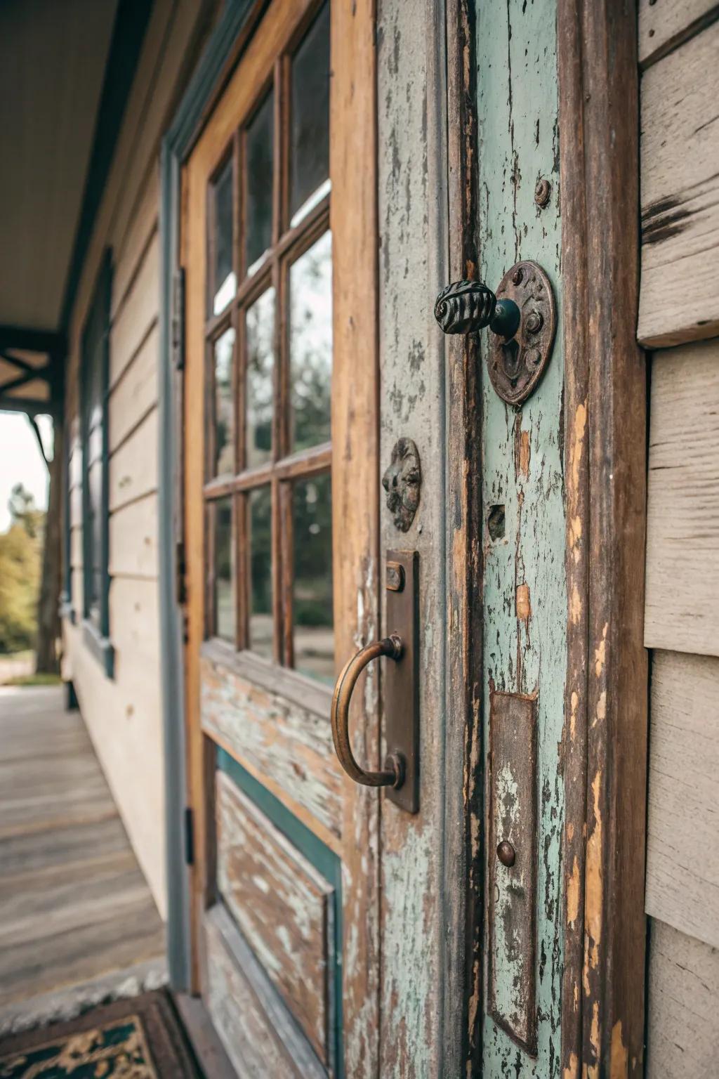 Country entryways bring charm and a comforting feeling to your entrance.