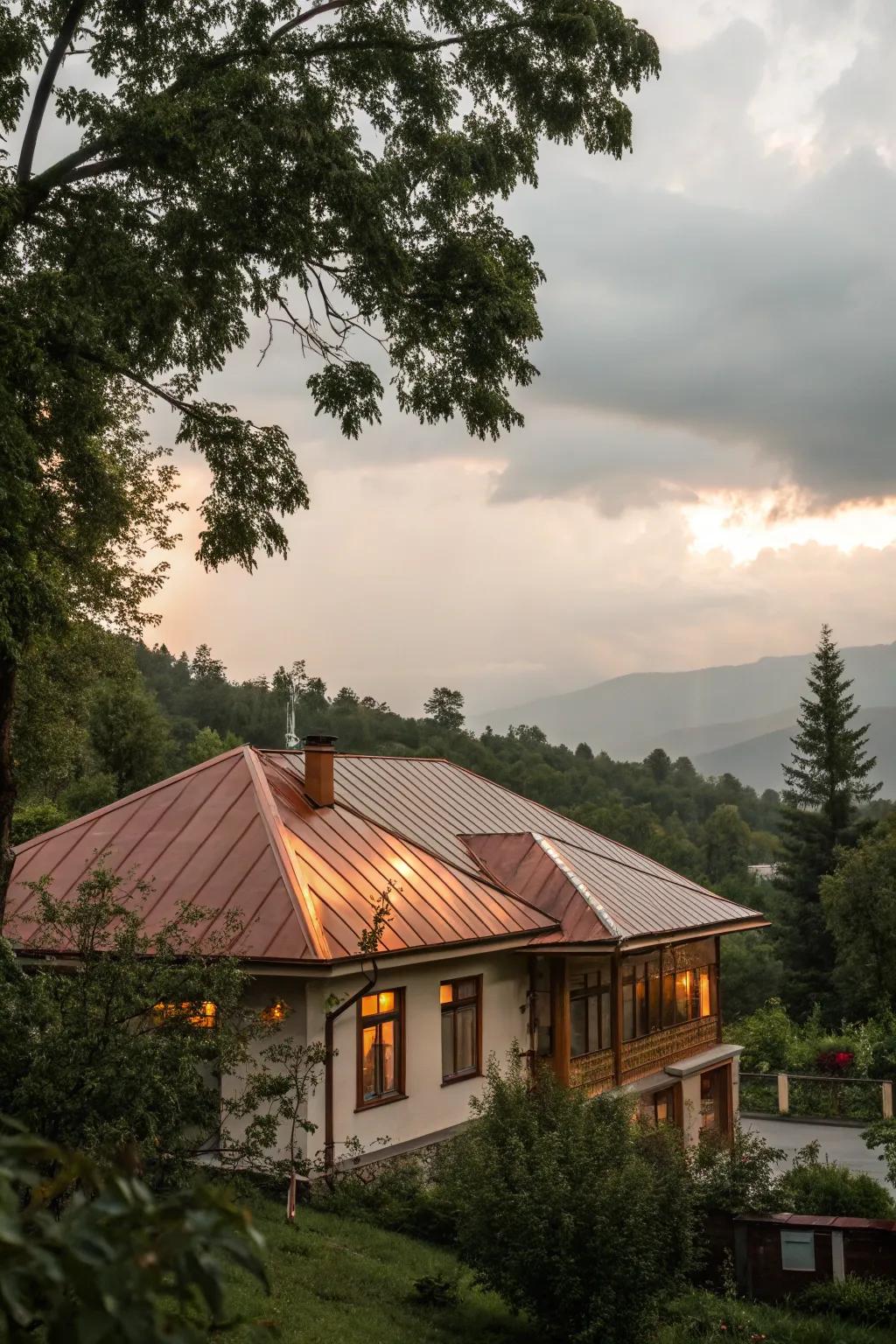 Copper roofs present a singular, evolving aesthetic.