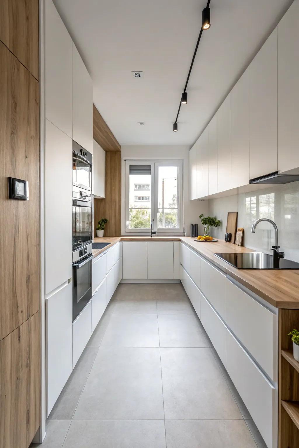 Achieve elegance with a minimalist kitchen aesthetic.