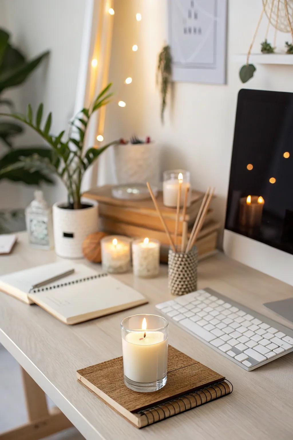 Make your workspace better with calming scents.