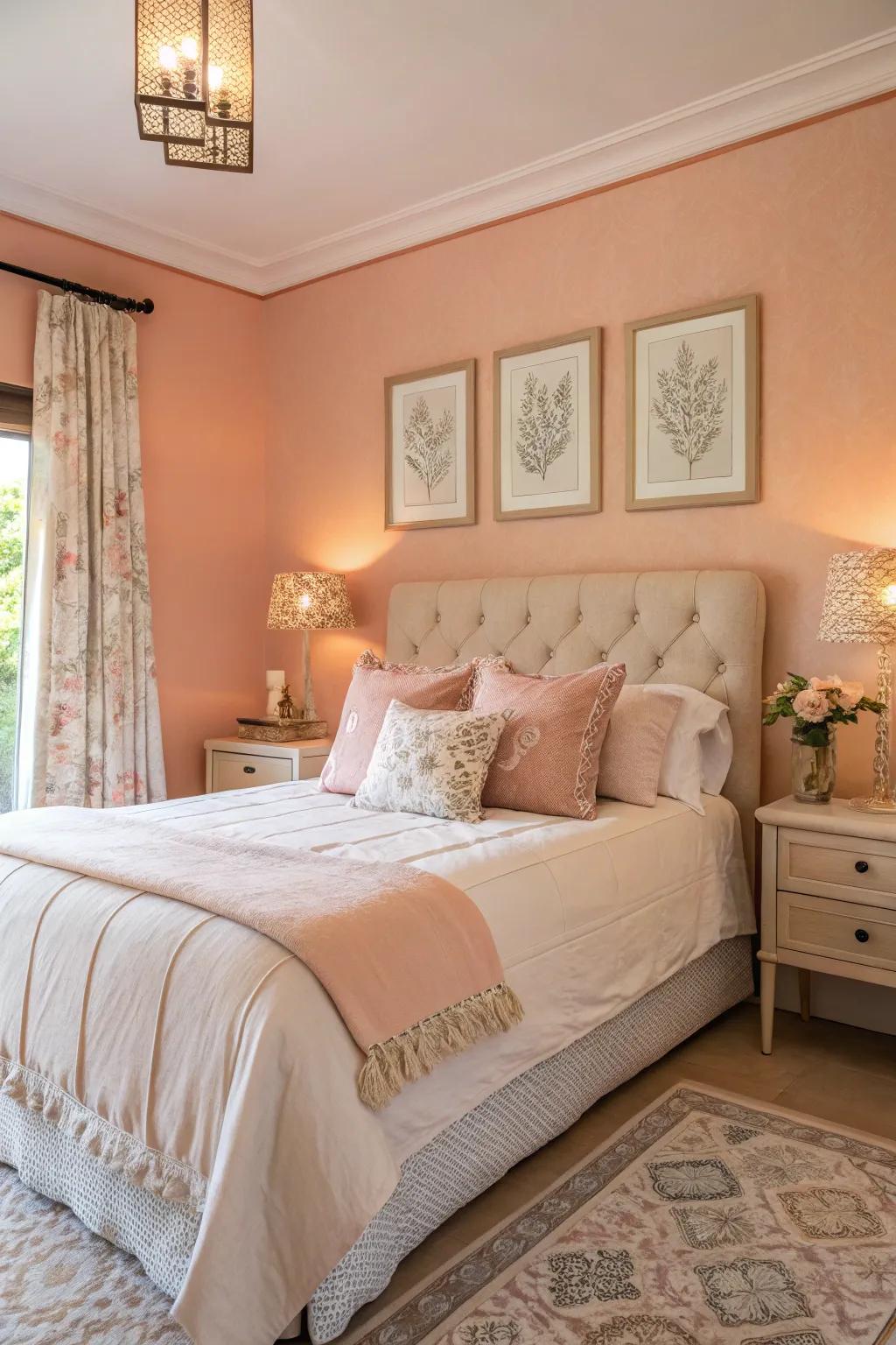 Light tints furnish a comforting and tempting atmosphere.