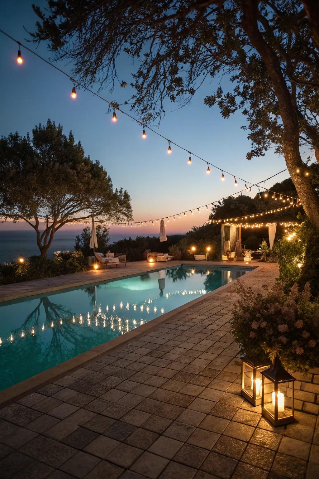 Layered illumination contributes depth and interest to your outdoor space.