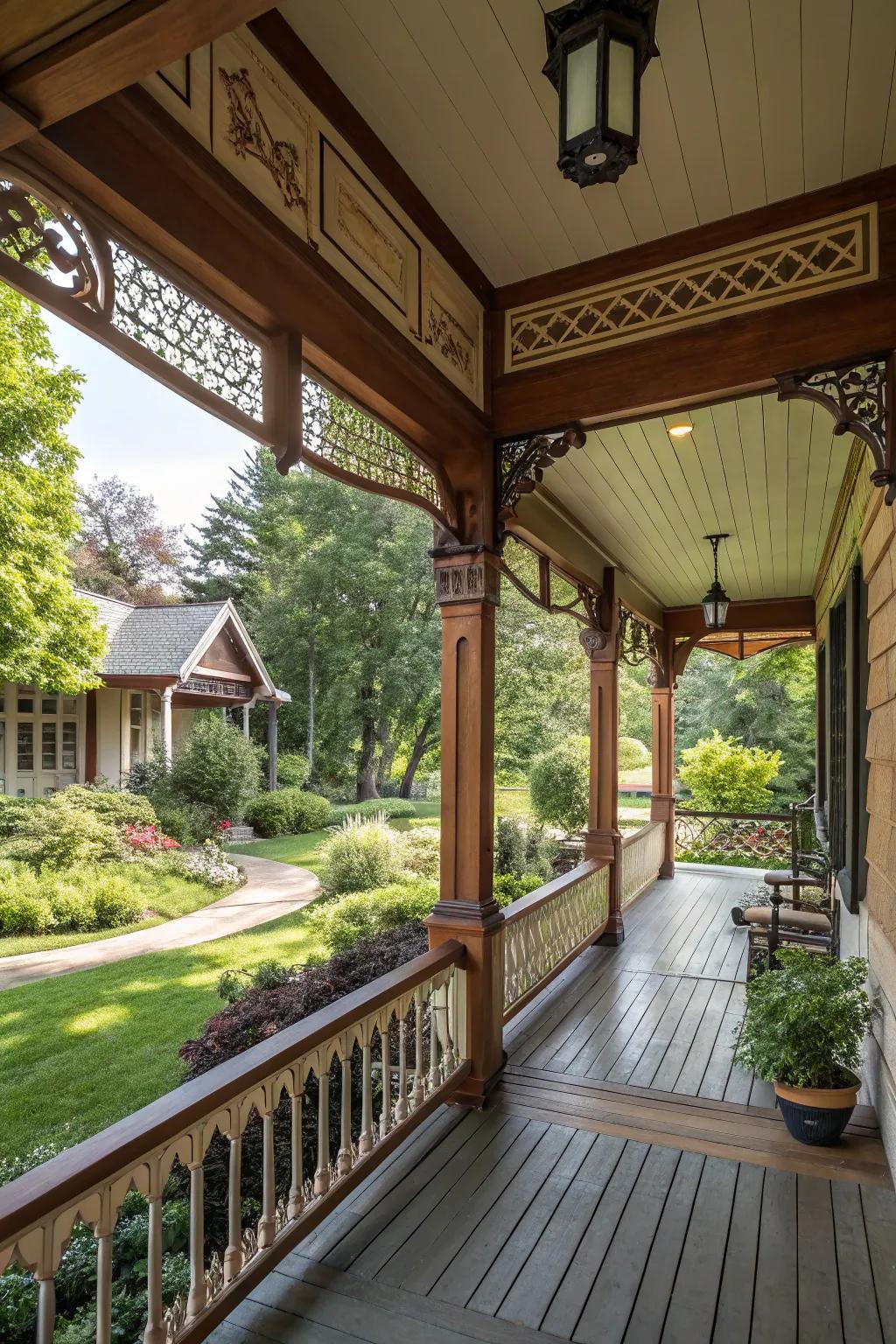 Subtle grace with Craftsman style.