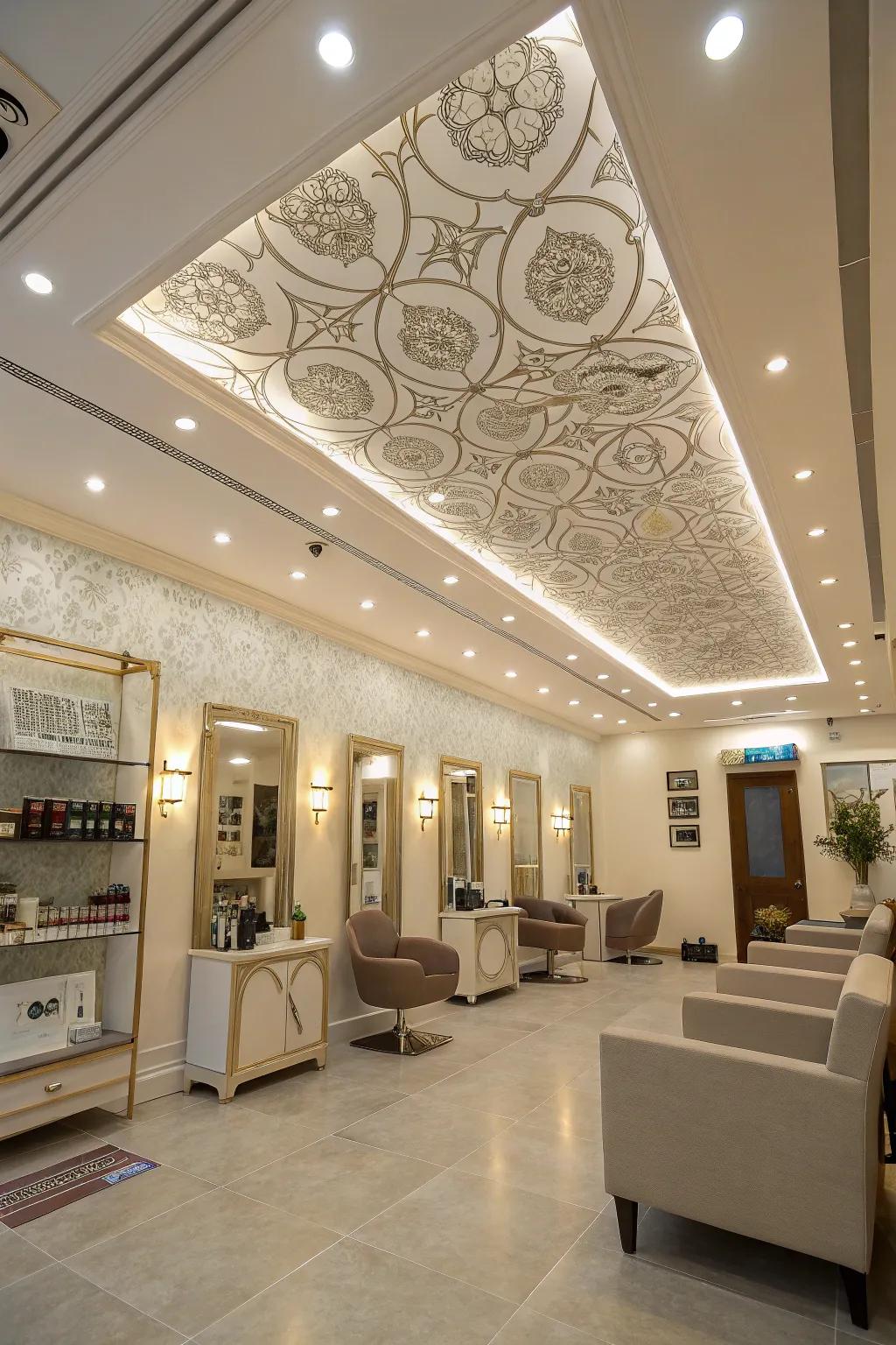 A distinctive overhead design capturing attention.
