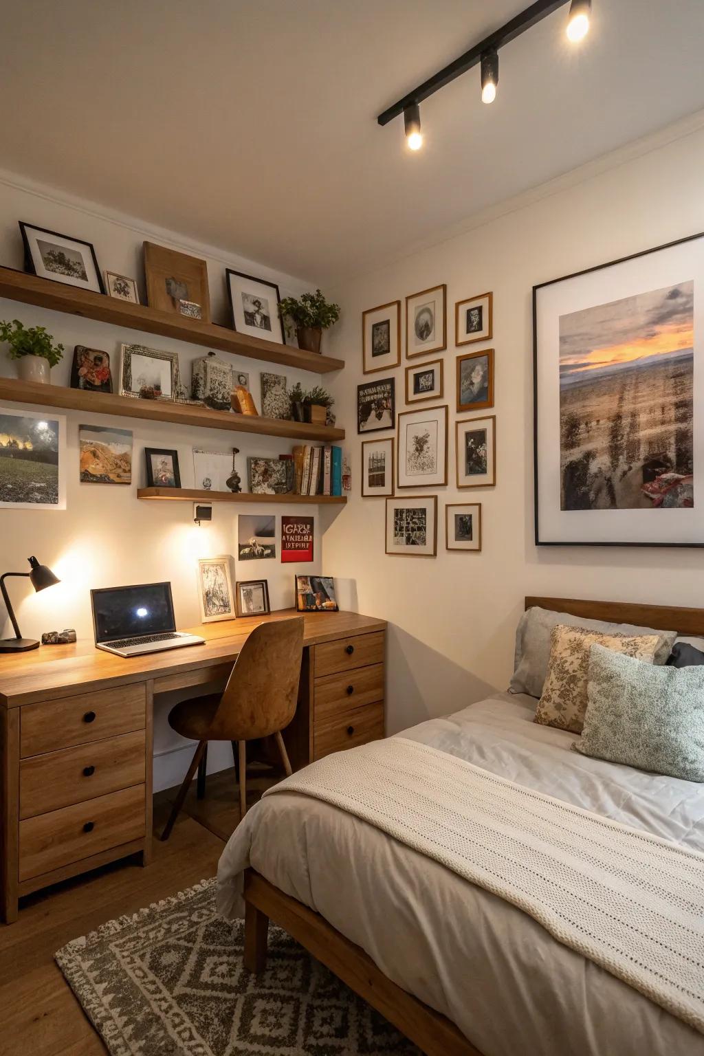 The personalised feel from private effects.