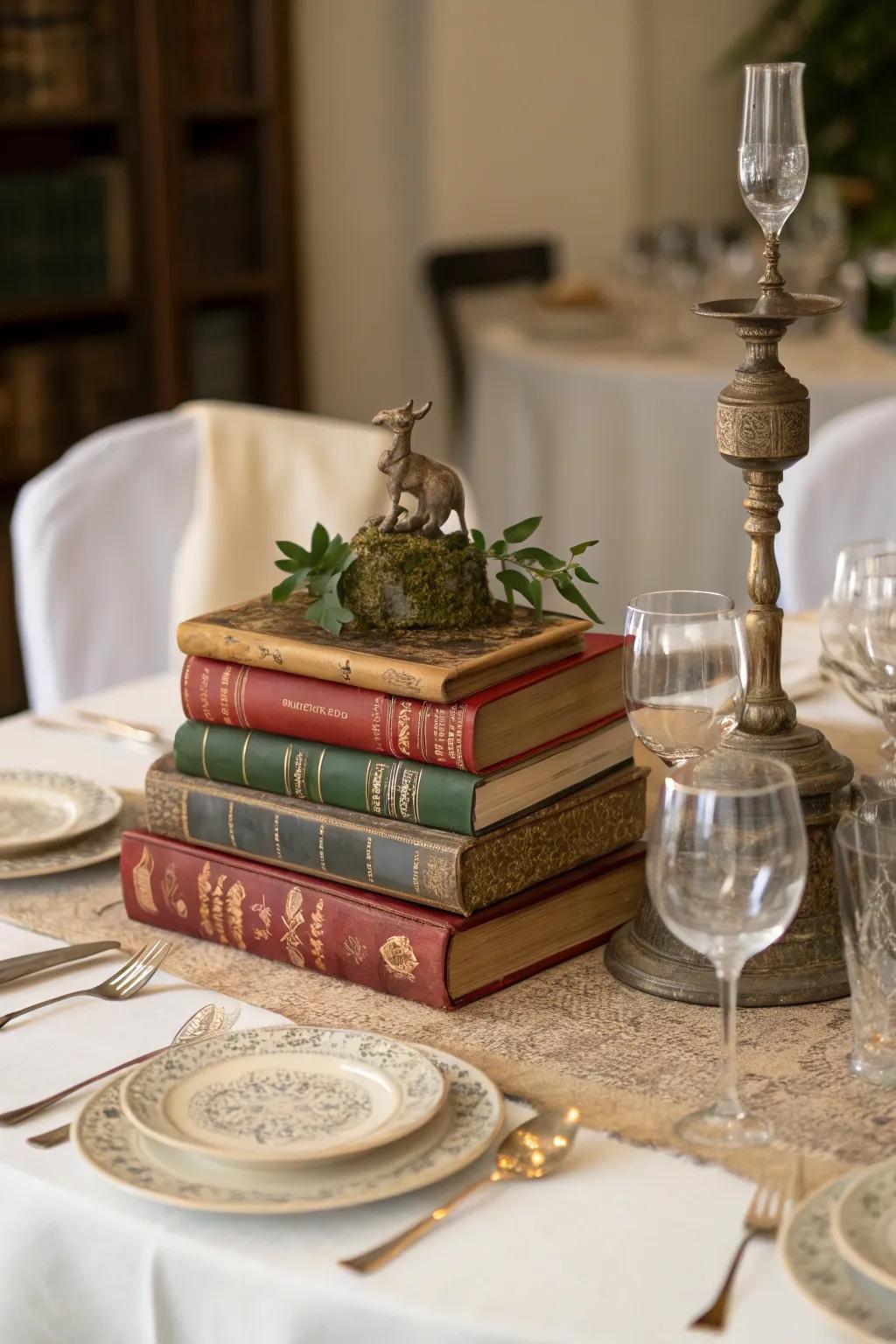 Unexpected centerpieces spark conversation.