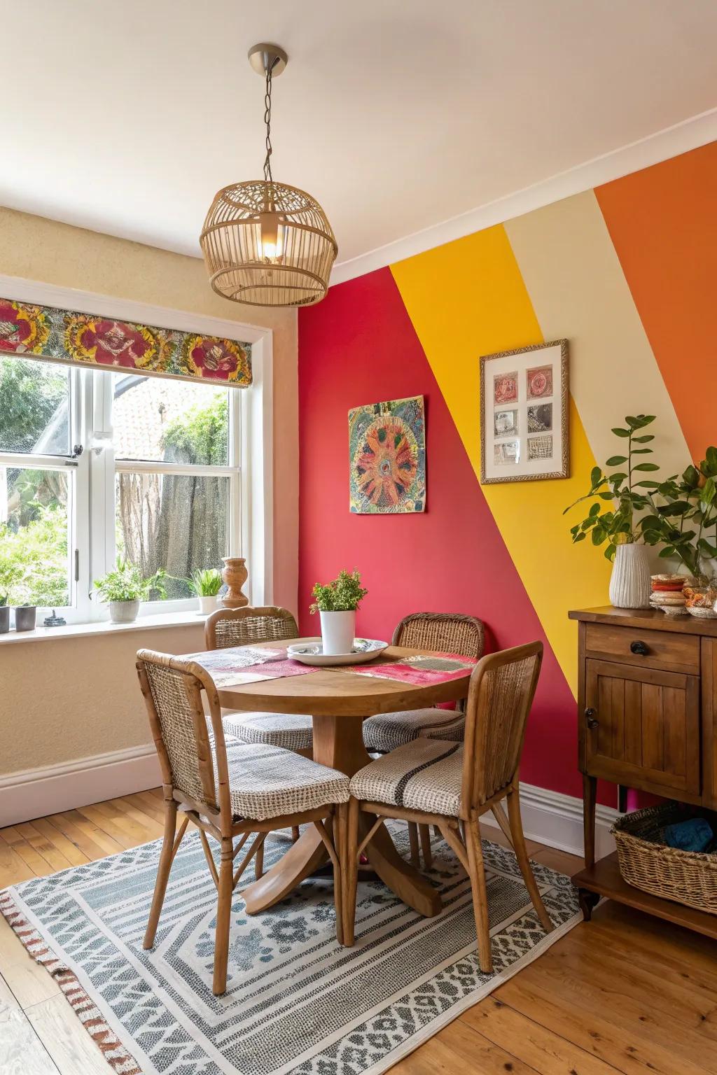 A highlight wall introduces bold character.