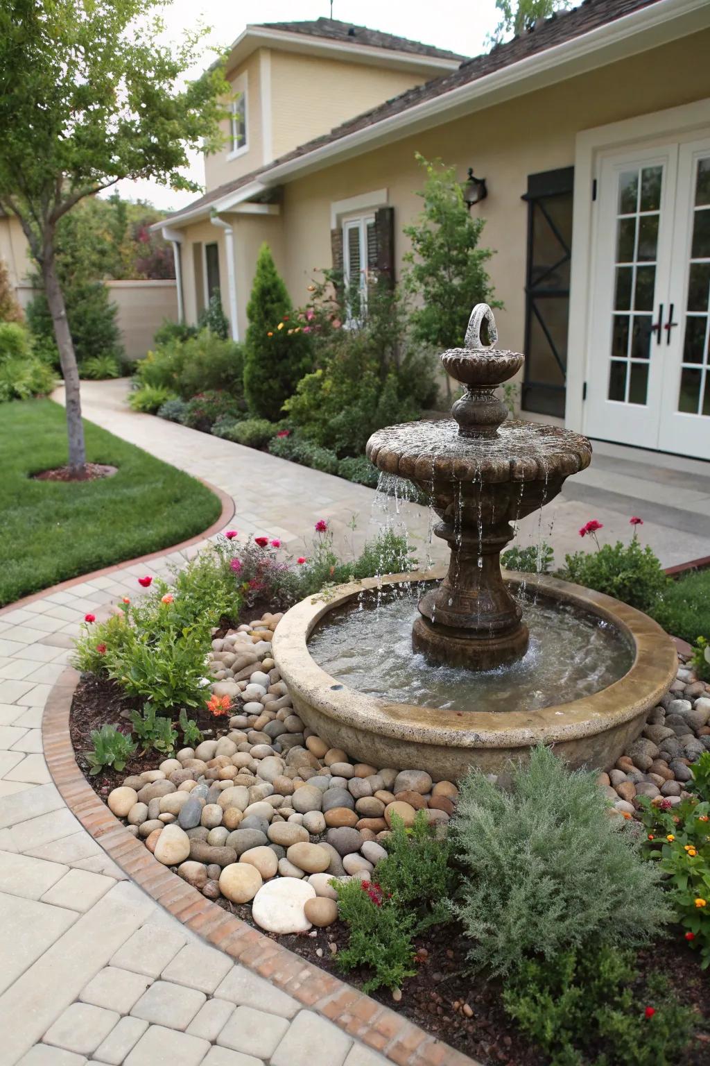 Vanishing fountains are elegant and sophisticated.