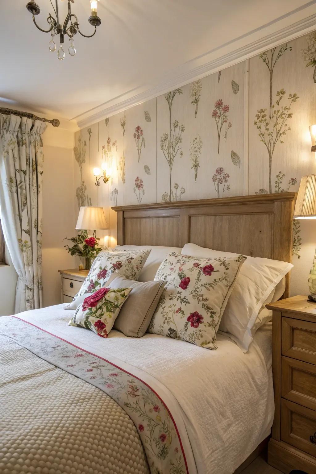Airy beddings result in a refreshing and welcoming personal space for springtime.