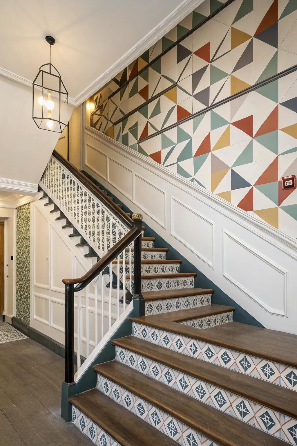 Symmetrical layouts provide a modern and lively touch.