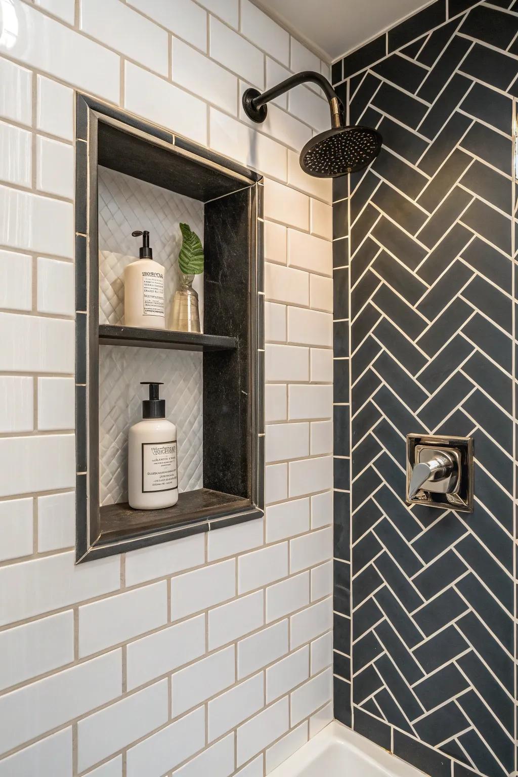 A bordered niche that stands out.