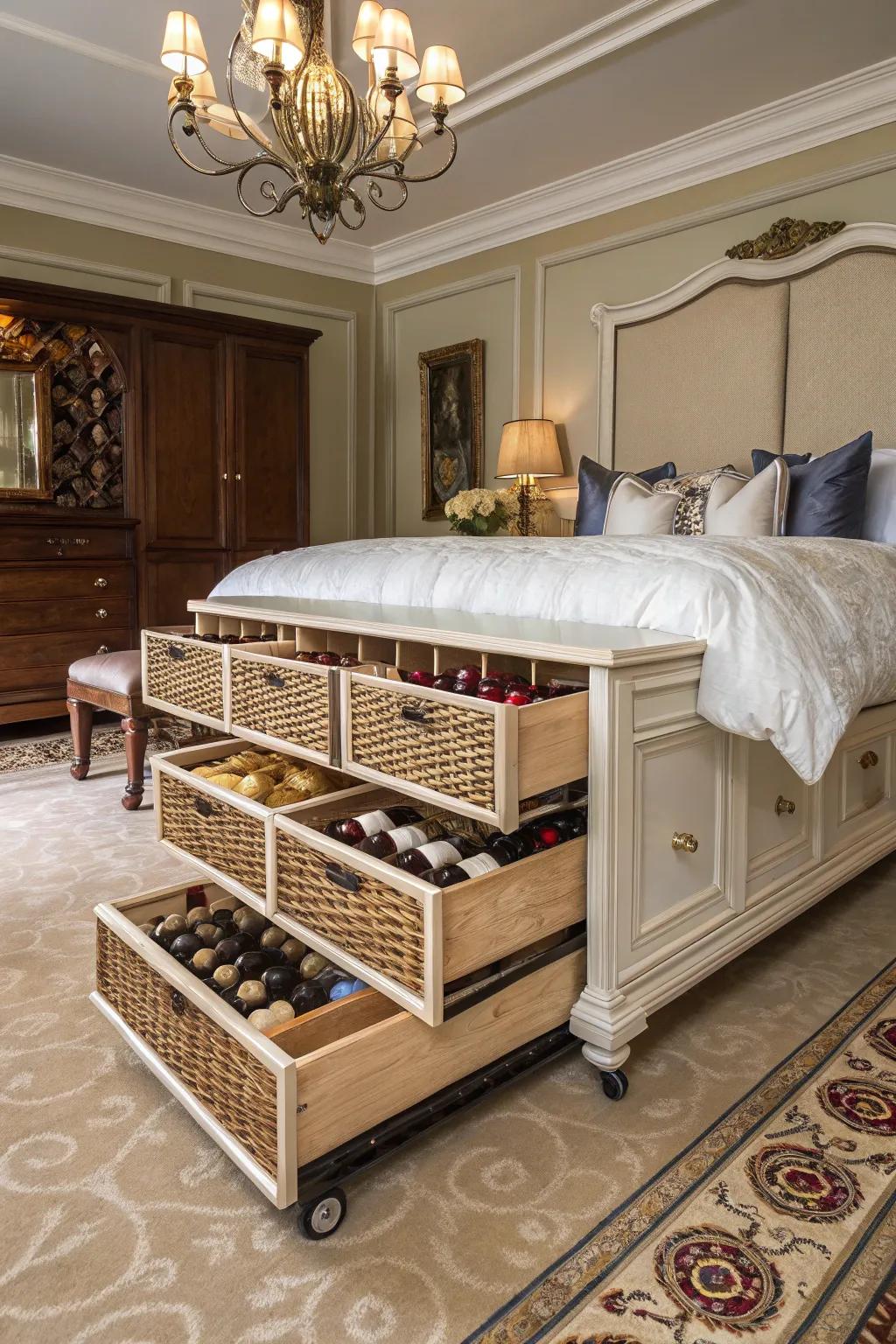 Store your wine collection elegantly.