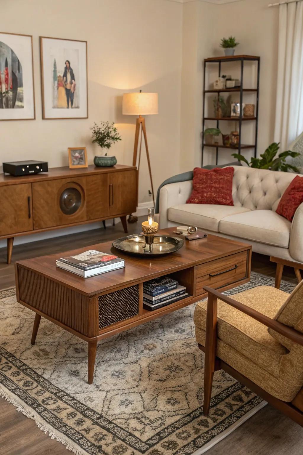 Conversation starters make your living room a welcoming and intriguing place.