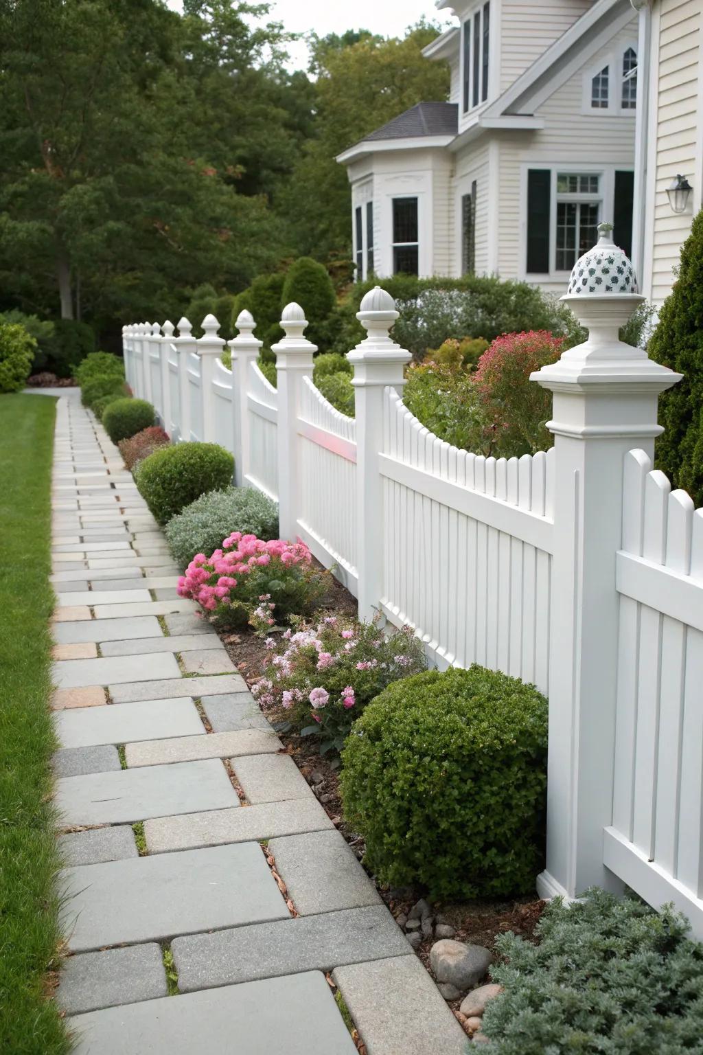 Finish your fence with decorative post caps.