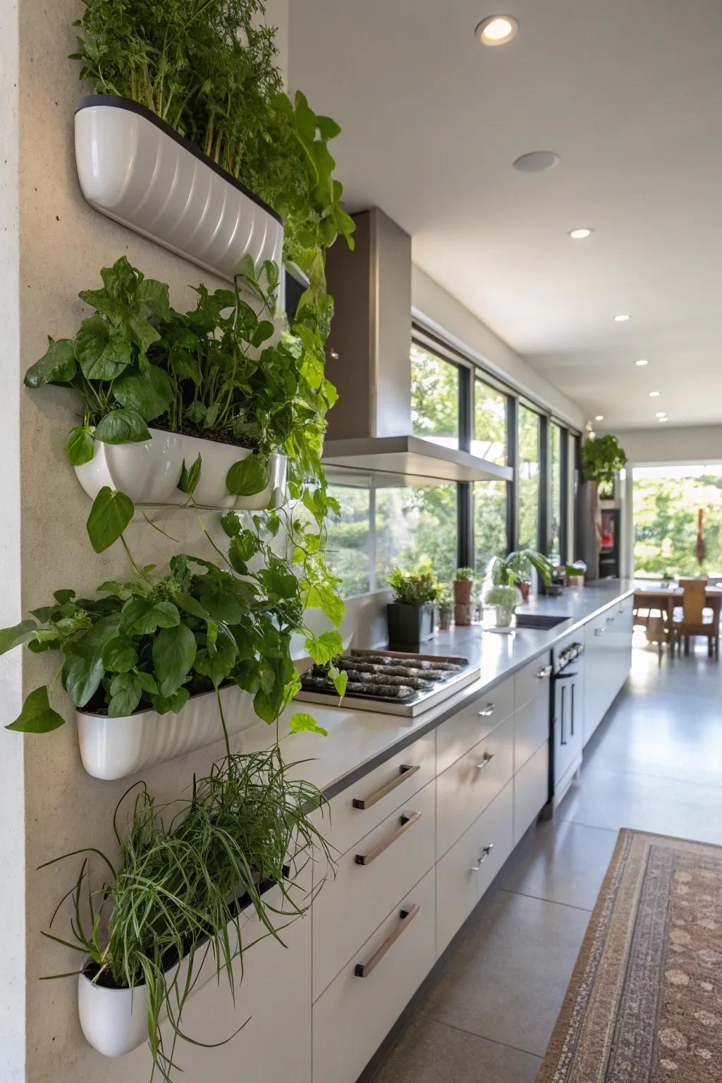 Levitating floral pods propose a contemporary and area-conserving resolution.