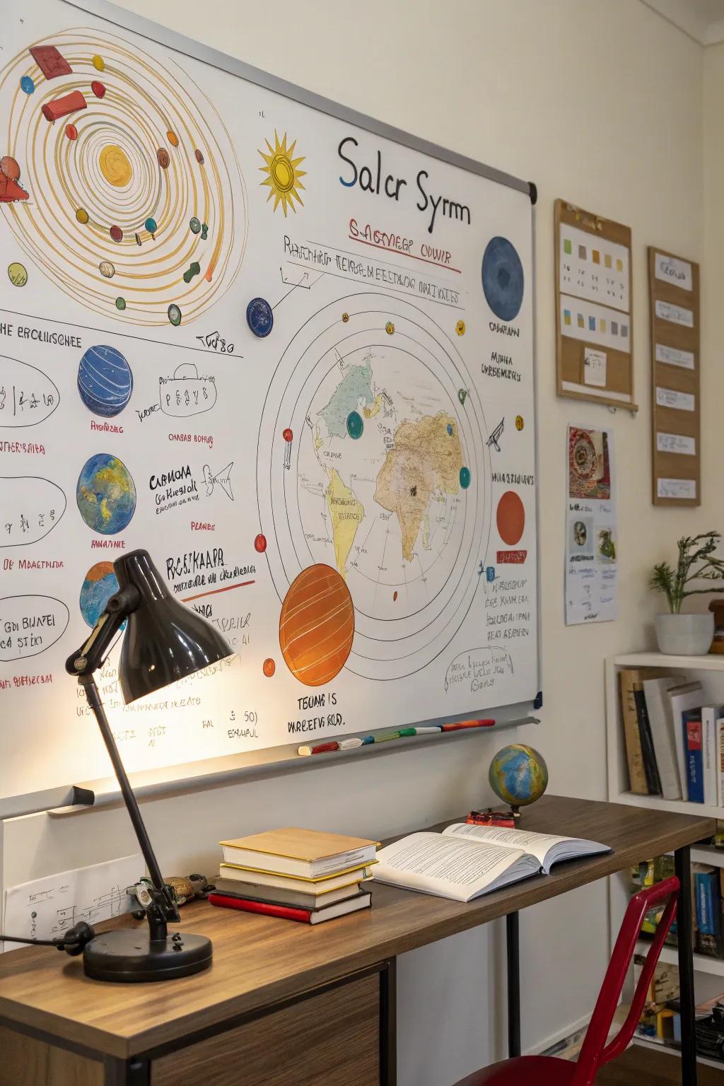 Merge instruction through innovative scientific artwork.