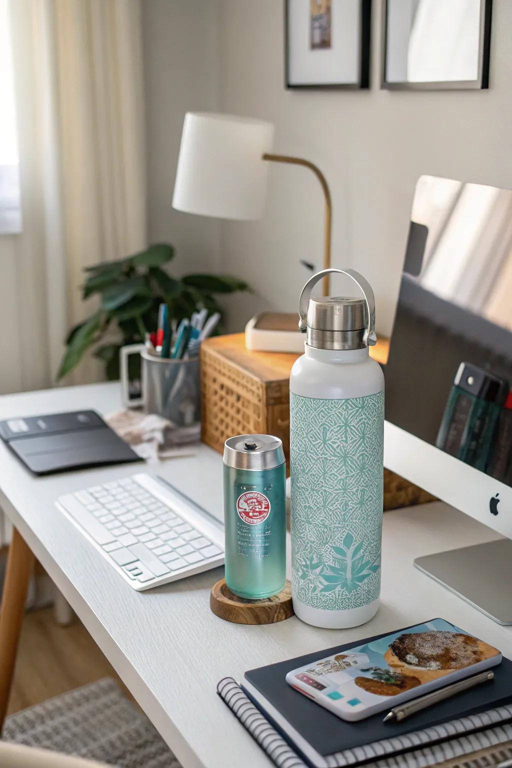 Having a hydration station is a simple yet effective way to focus and get a boost of energy.