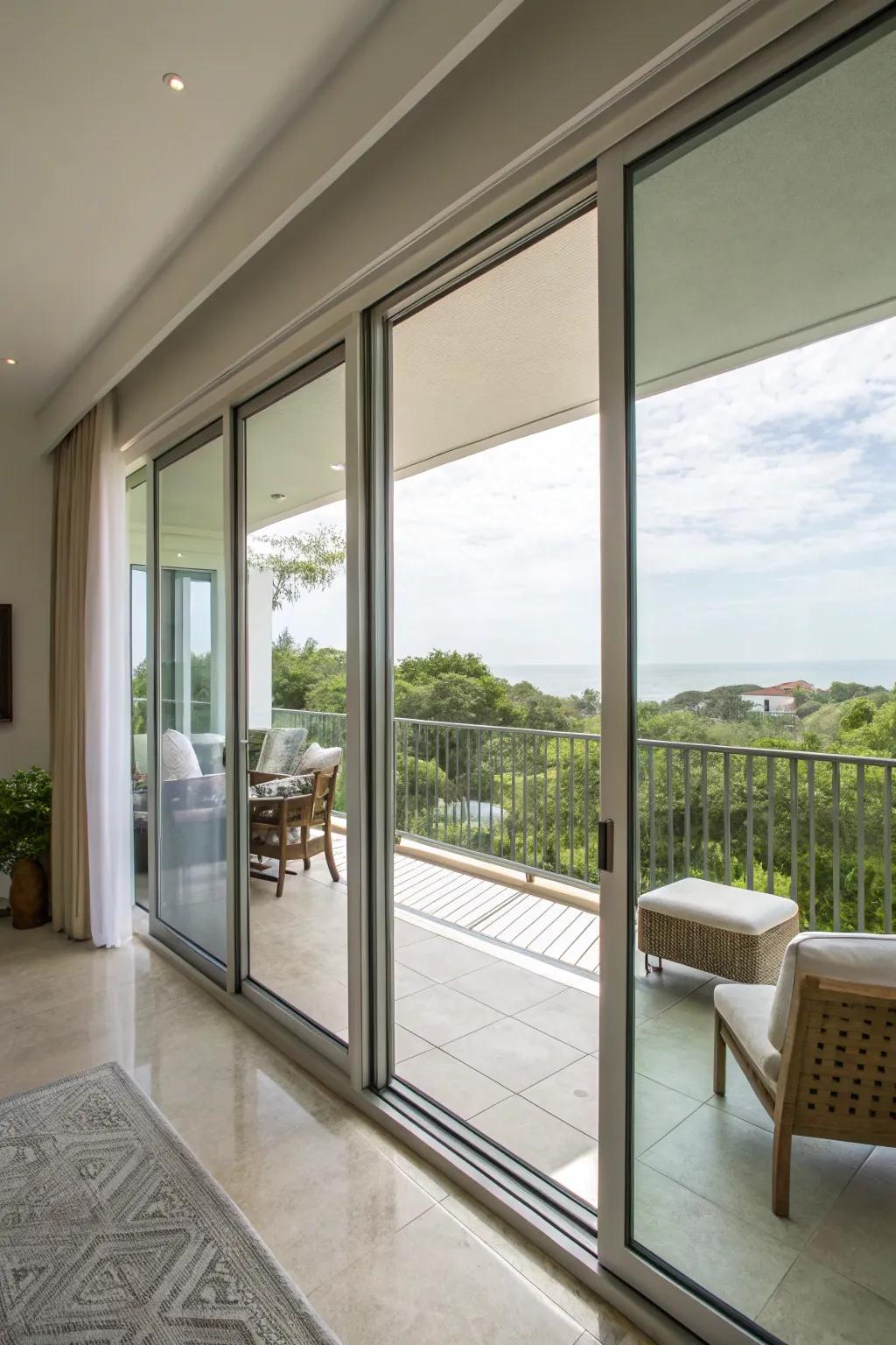 Indoor-outdoor flow extends living space and brings nature closer.