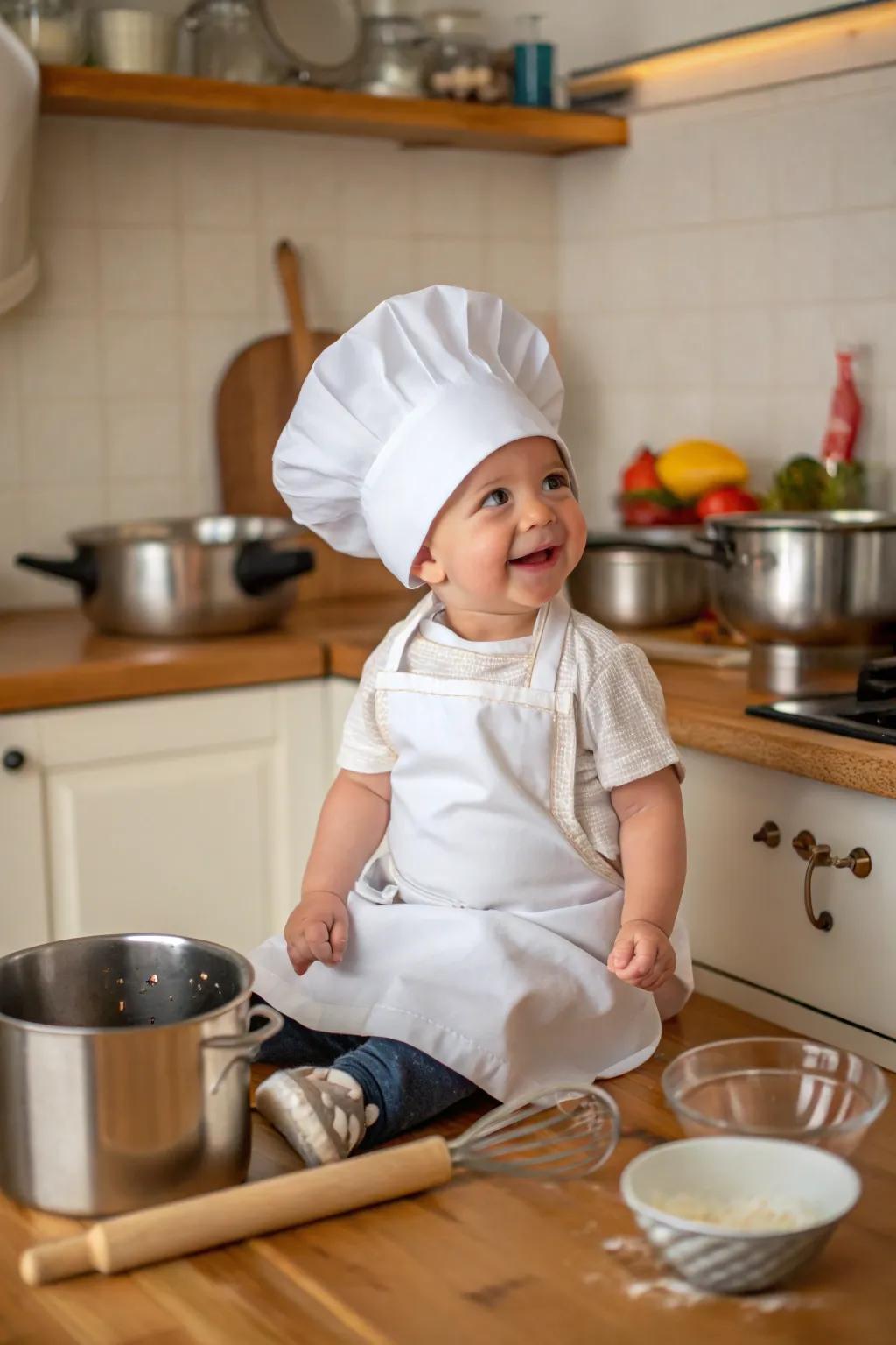 Whip up the cuteness with this charming chef costume.