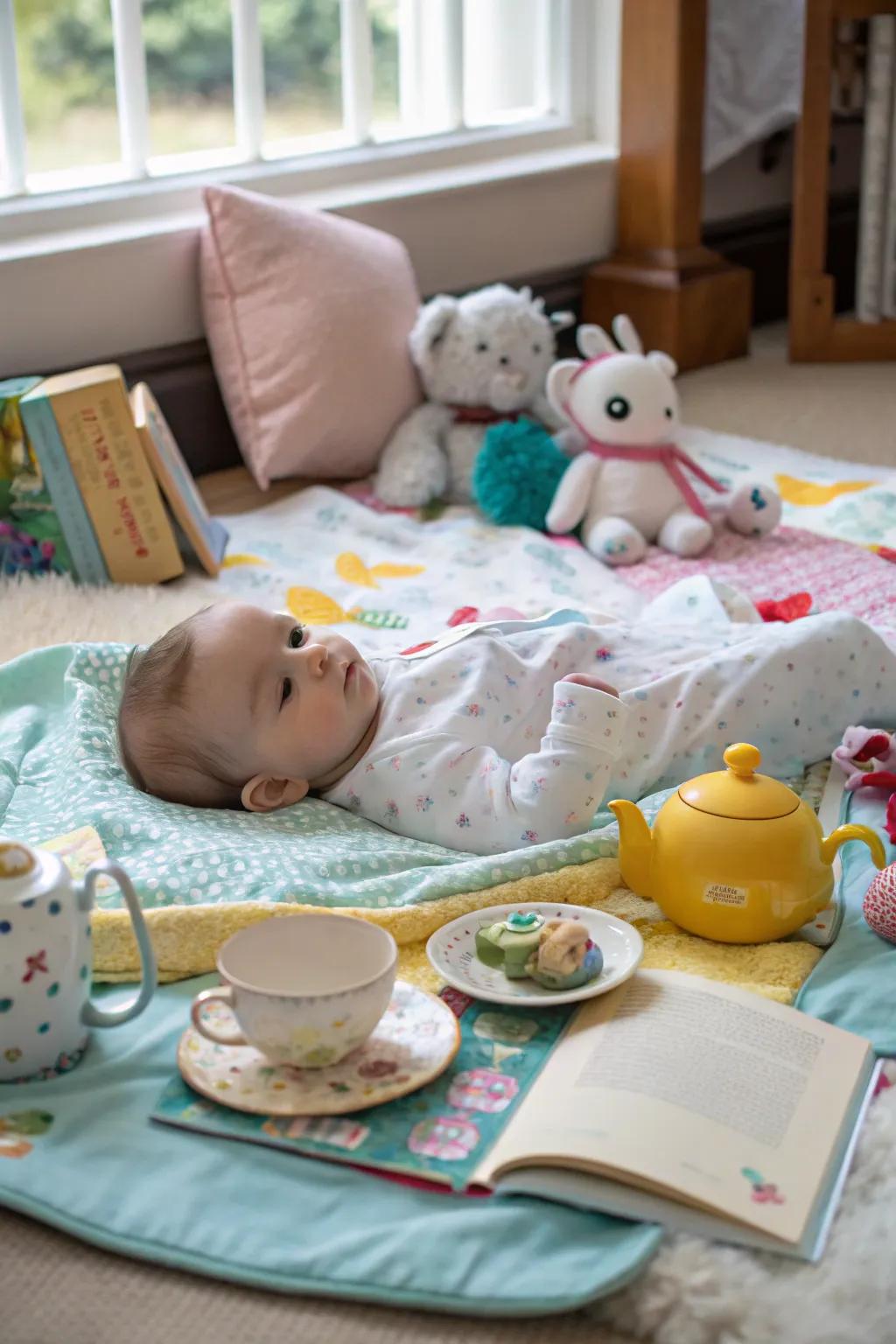 Inventive scenarios bring storytelling into monthly photographs.