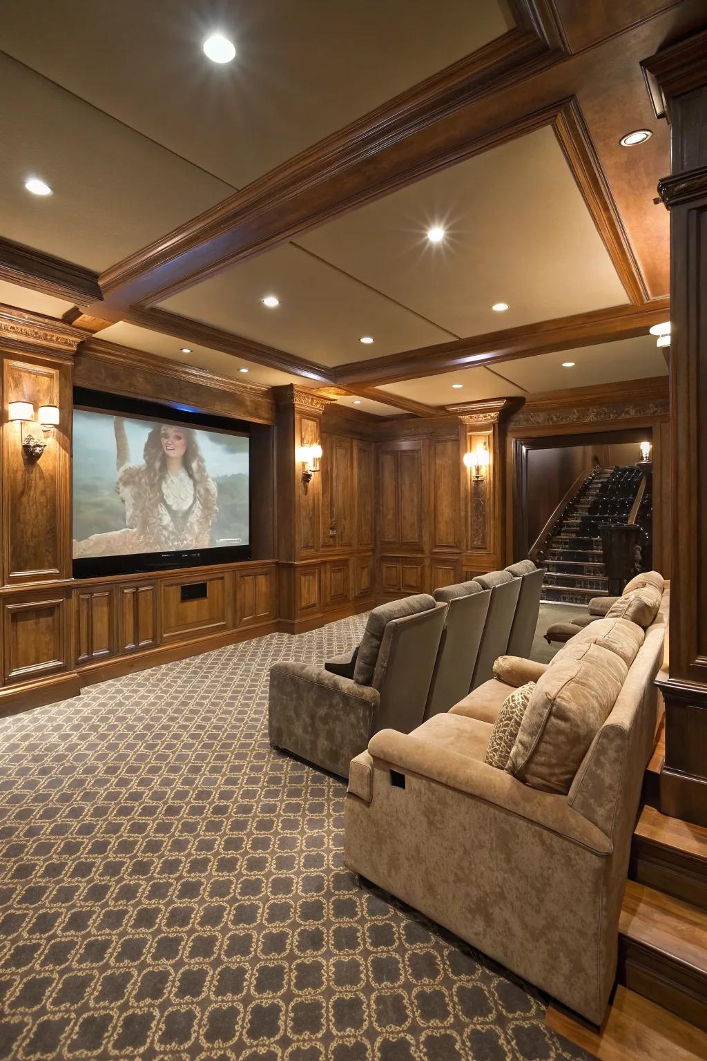 High-end features introduce an element of class and sophistication to your home cinema.