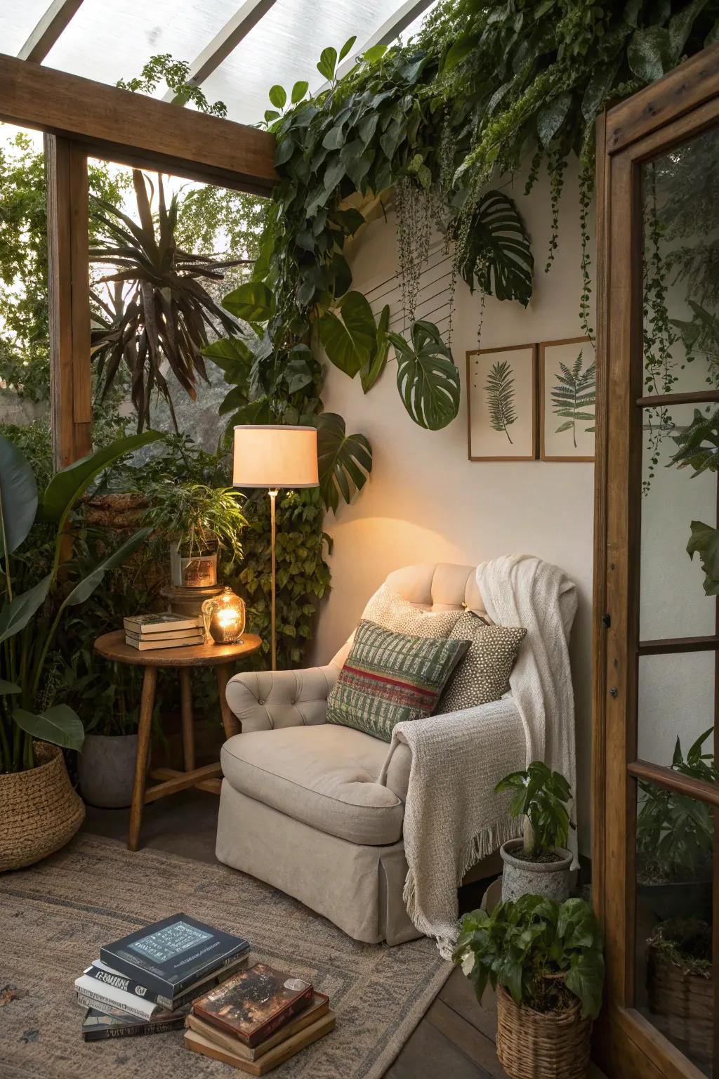 A nook becomes your escape.