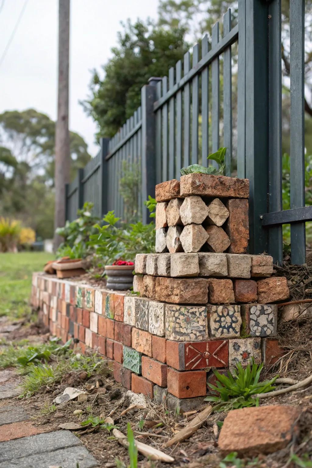 Reused materials give character and individuality.