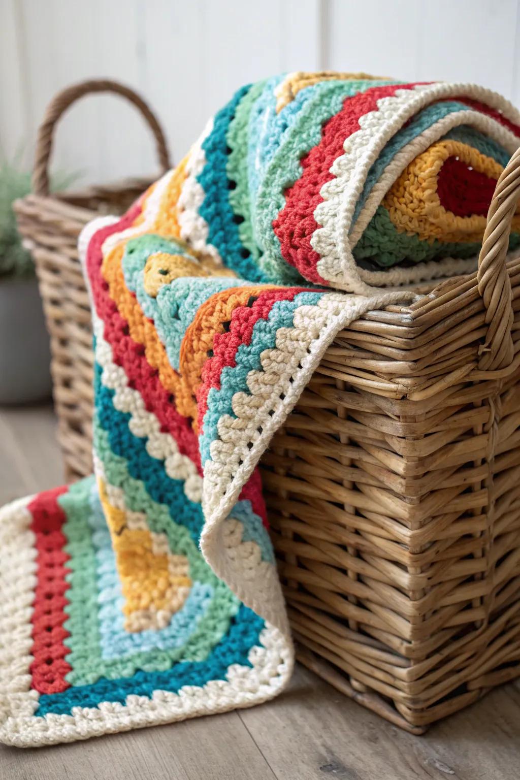 Rope borders offer a rustic, grounded vibe.
