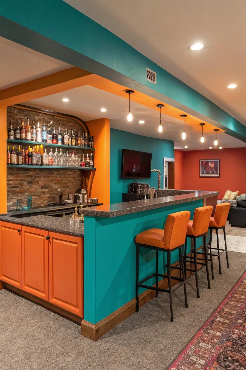 Unique color palettes add energy and interest.