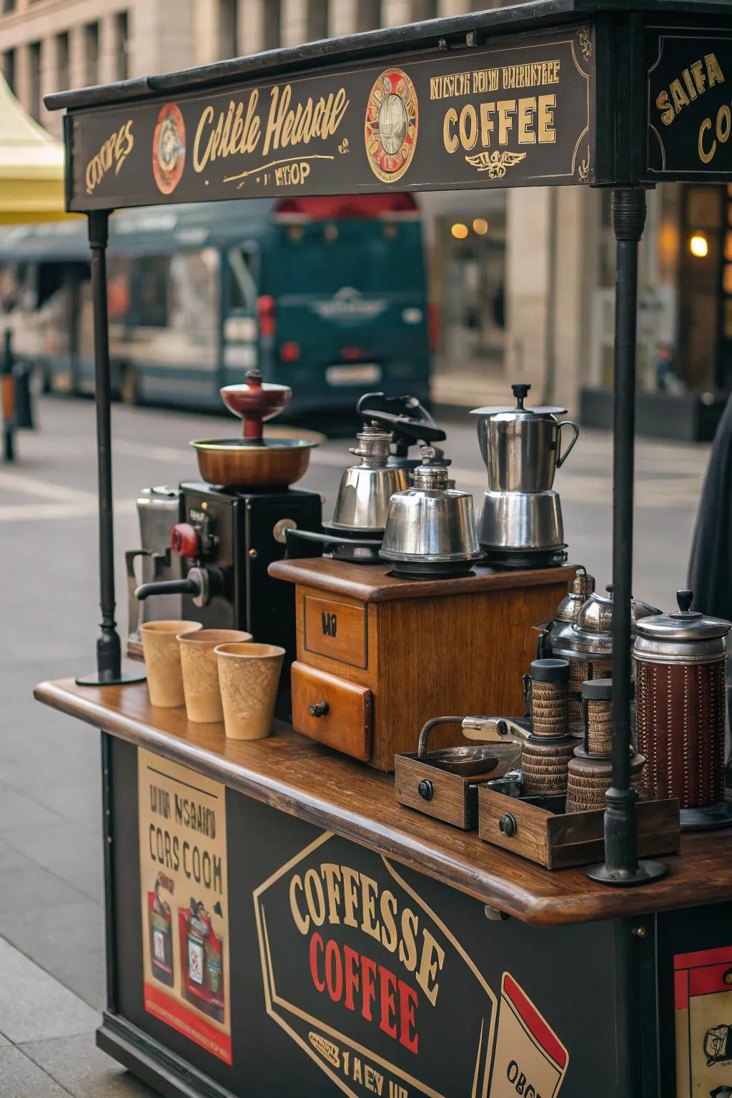Bring the cafe experience home with vintage barista tools.