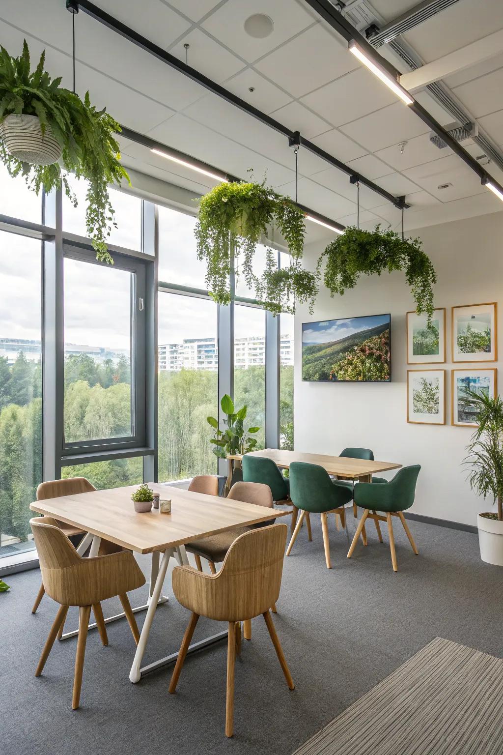 Eco-friendly materials add a responsible touch to your space.