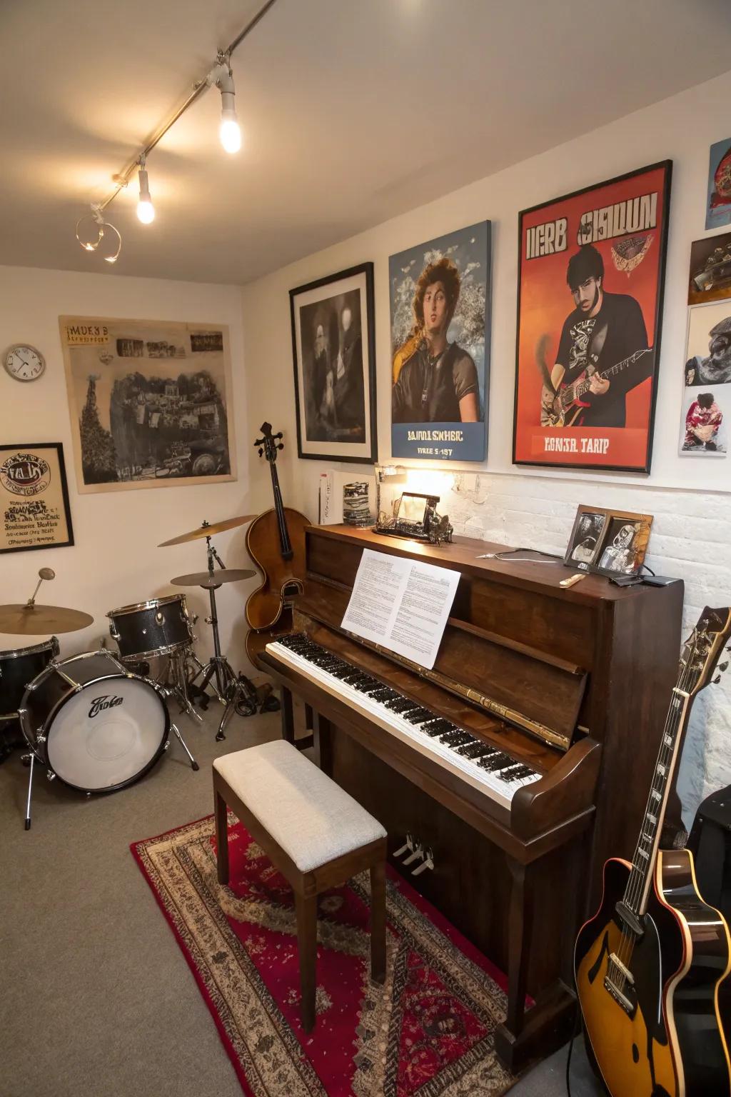 A themed room will feel cohesive.