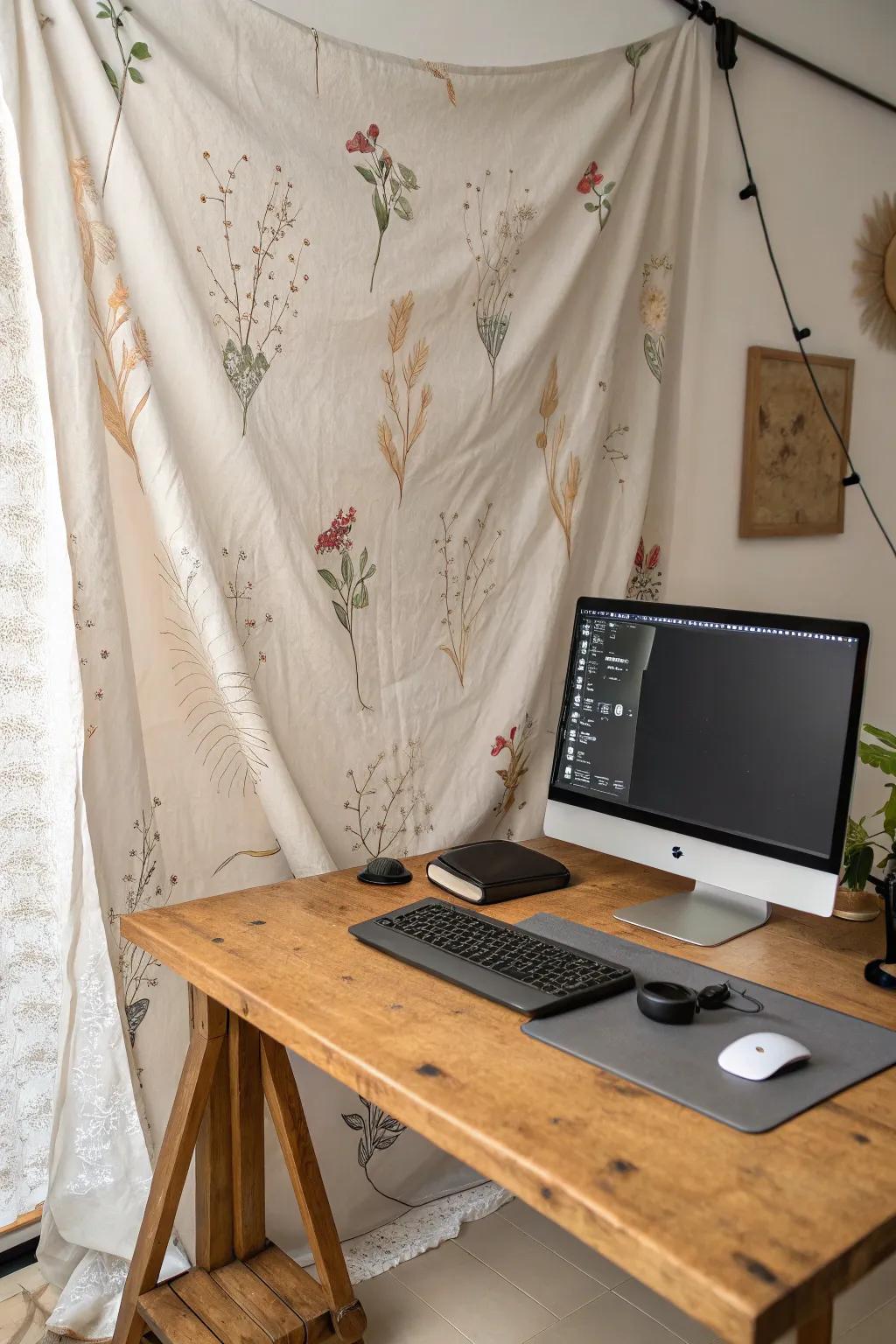 A creative setting enhances the aesthetic of your PC setup.