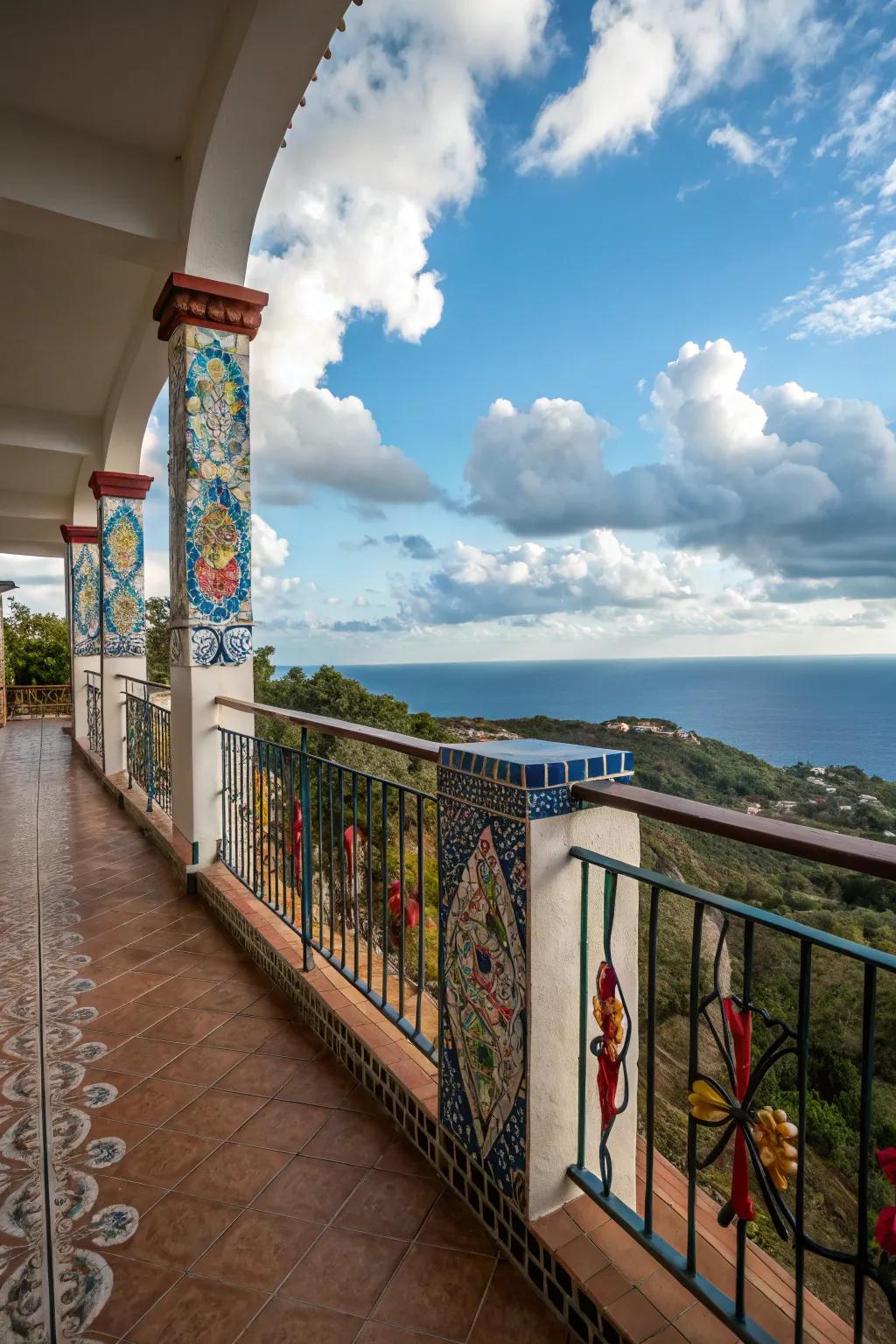 Liven up your space with mosaic accents.
