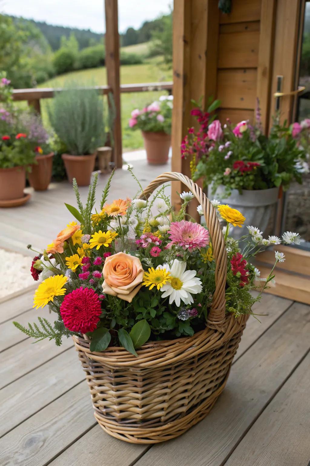 Plot-picked blossoms transport vibrant pigmentation and aromas indoors.