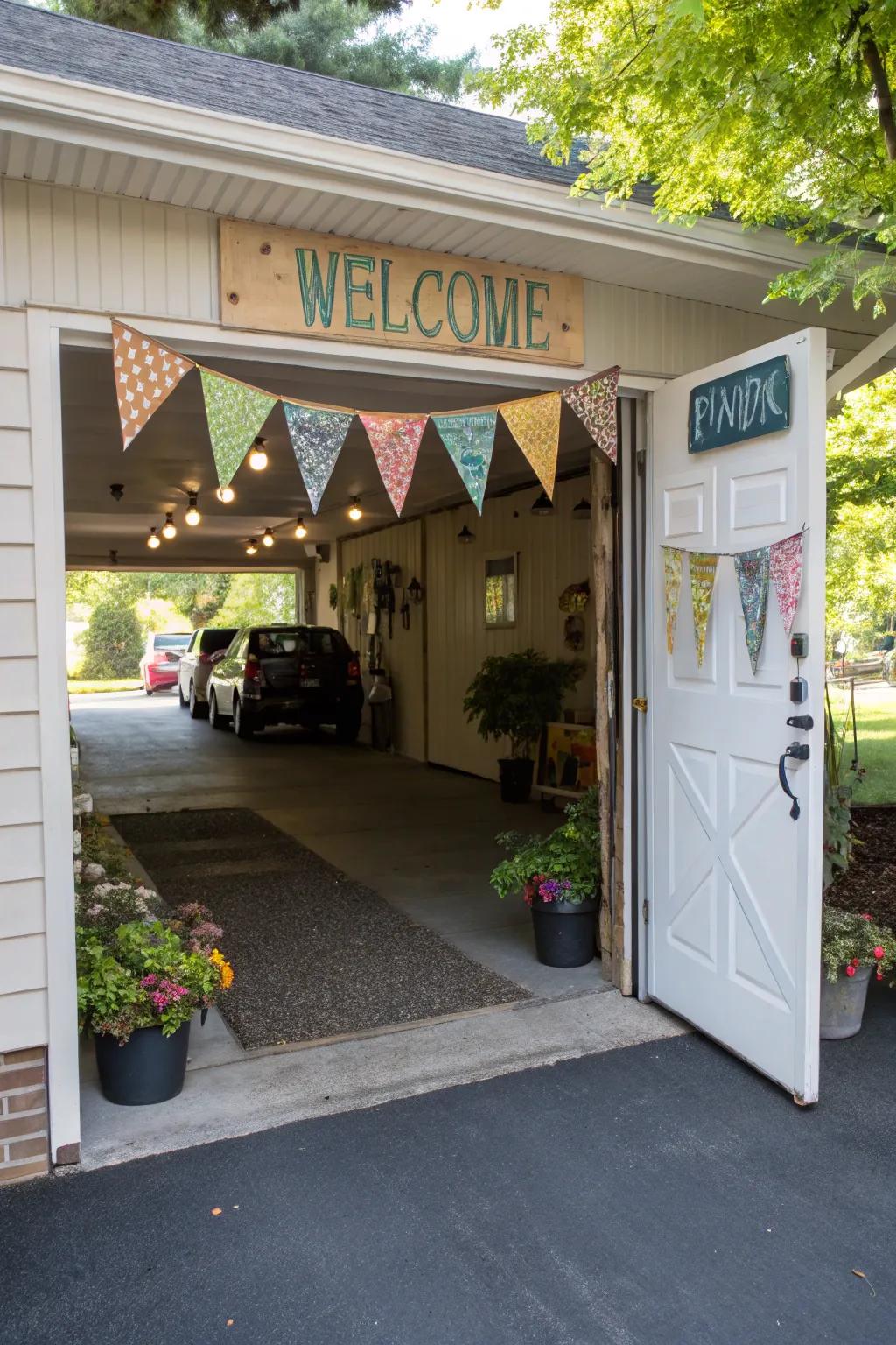 Personalized signage adds a unique touch.