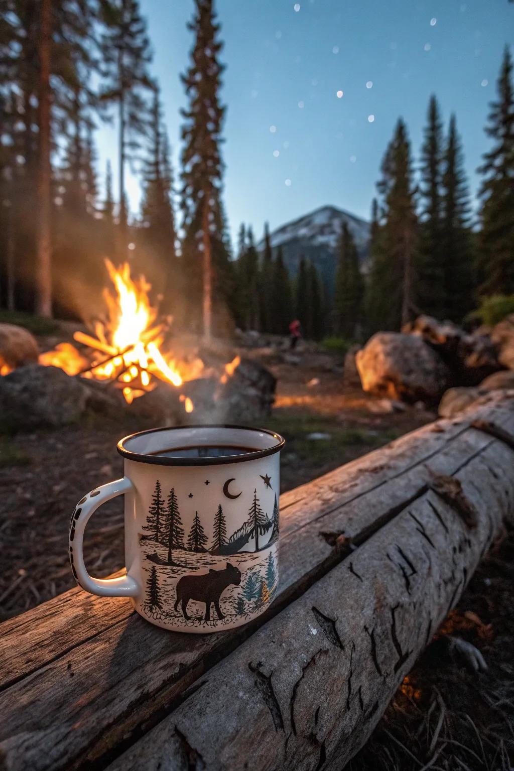 Sip your favorite drink with a stein that celebrates the great outdoors.