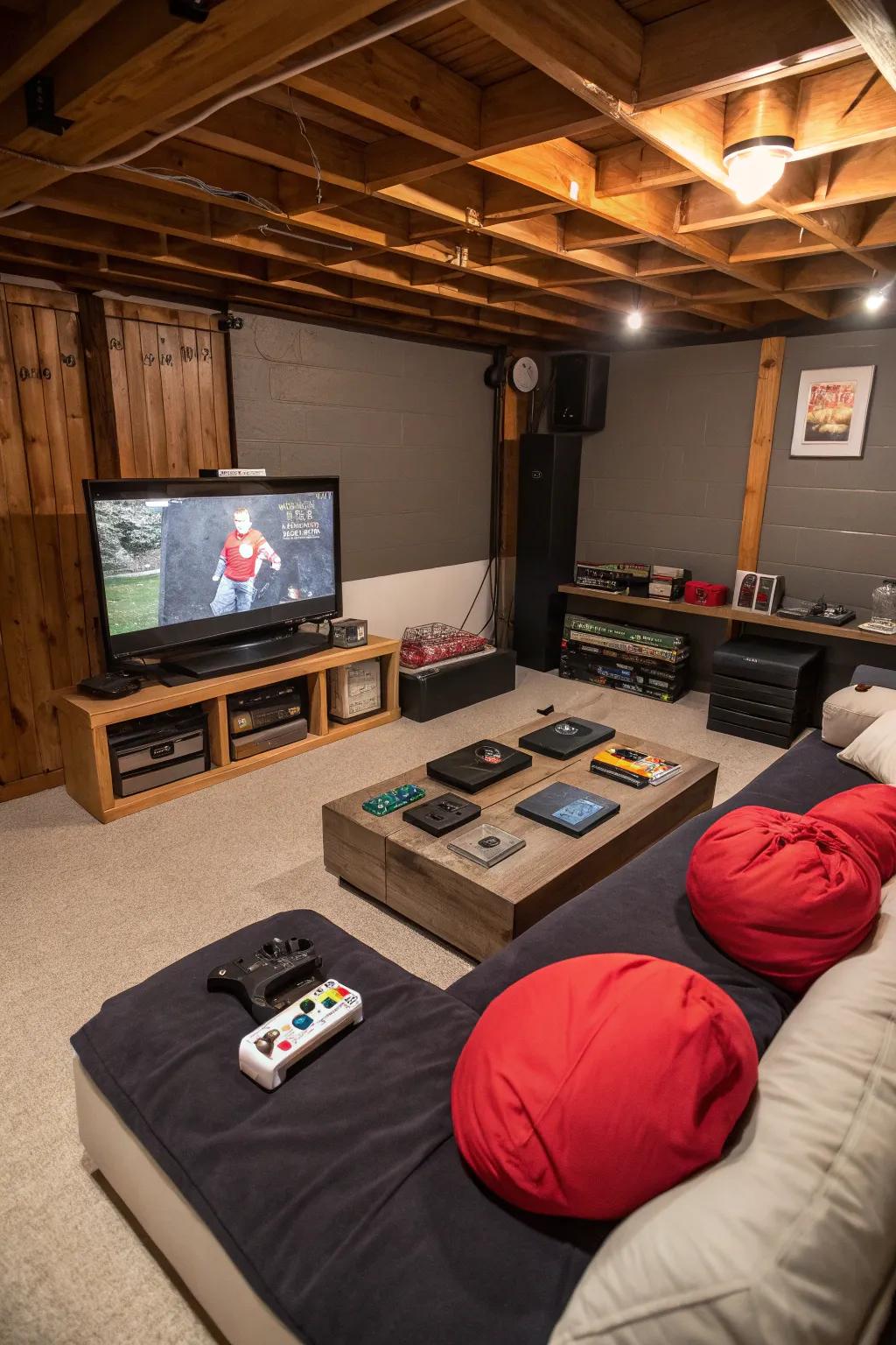 Indulge in gaming in a fully dedicated area.