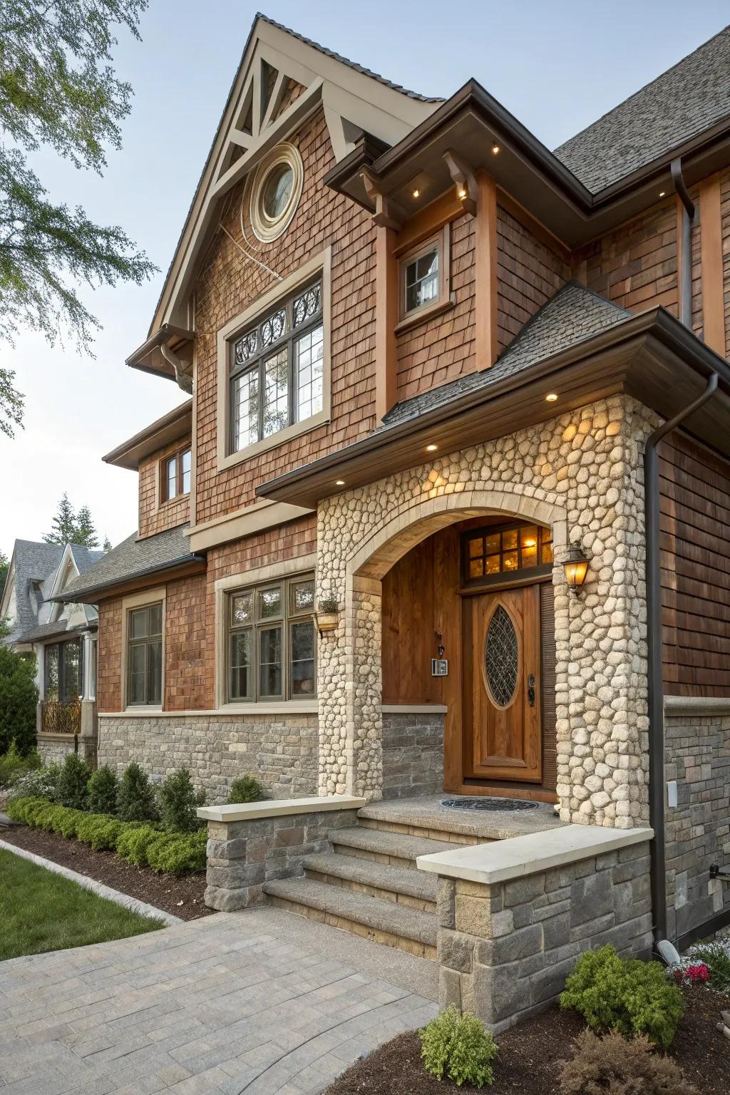 A textured coating for visual appeal.