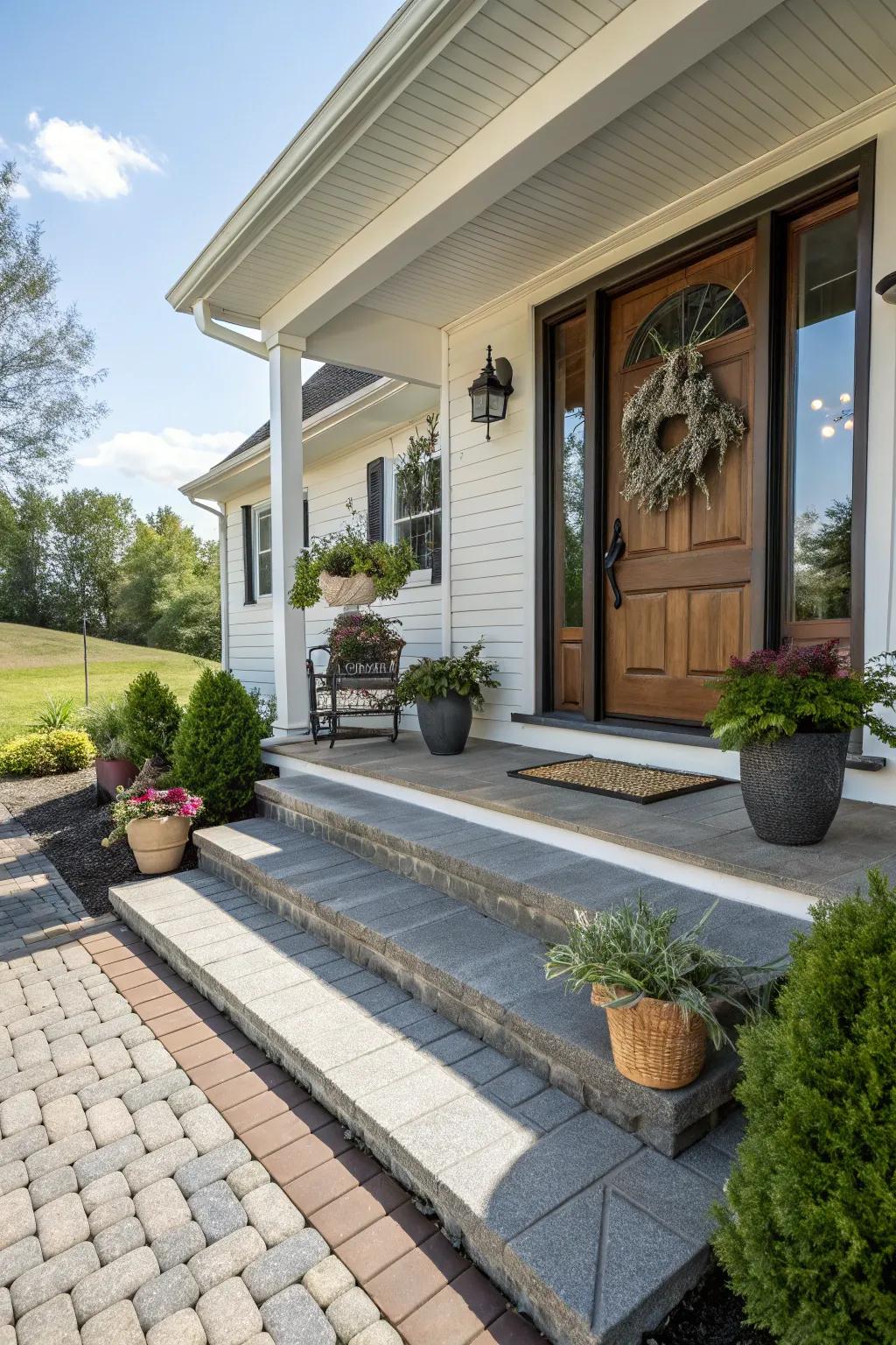 Steps add functionality and style to your porch.