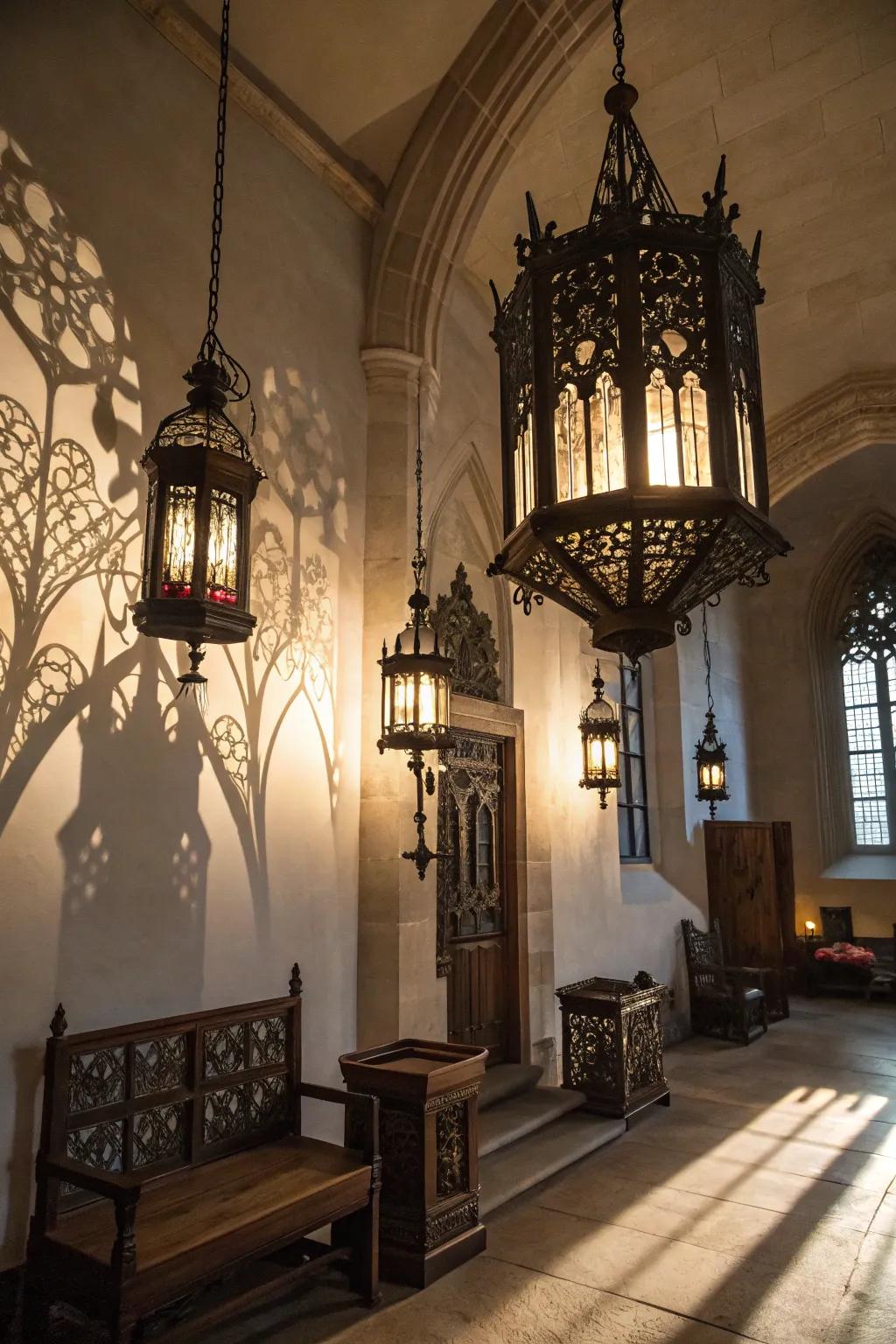 Enigmatic lighting that casts a spell.