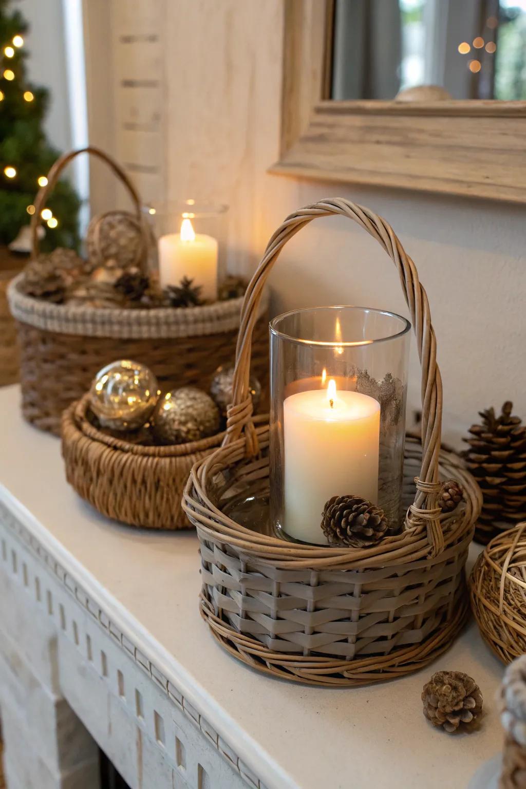 A decorative flame to enhance the mood.