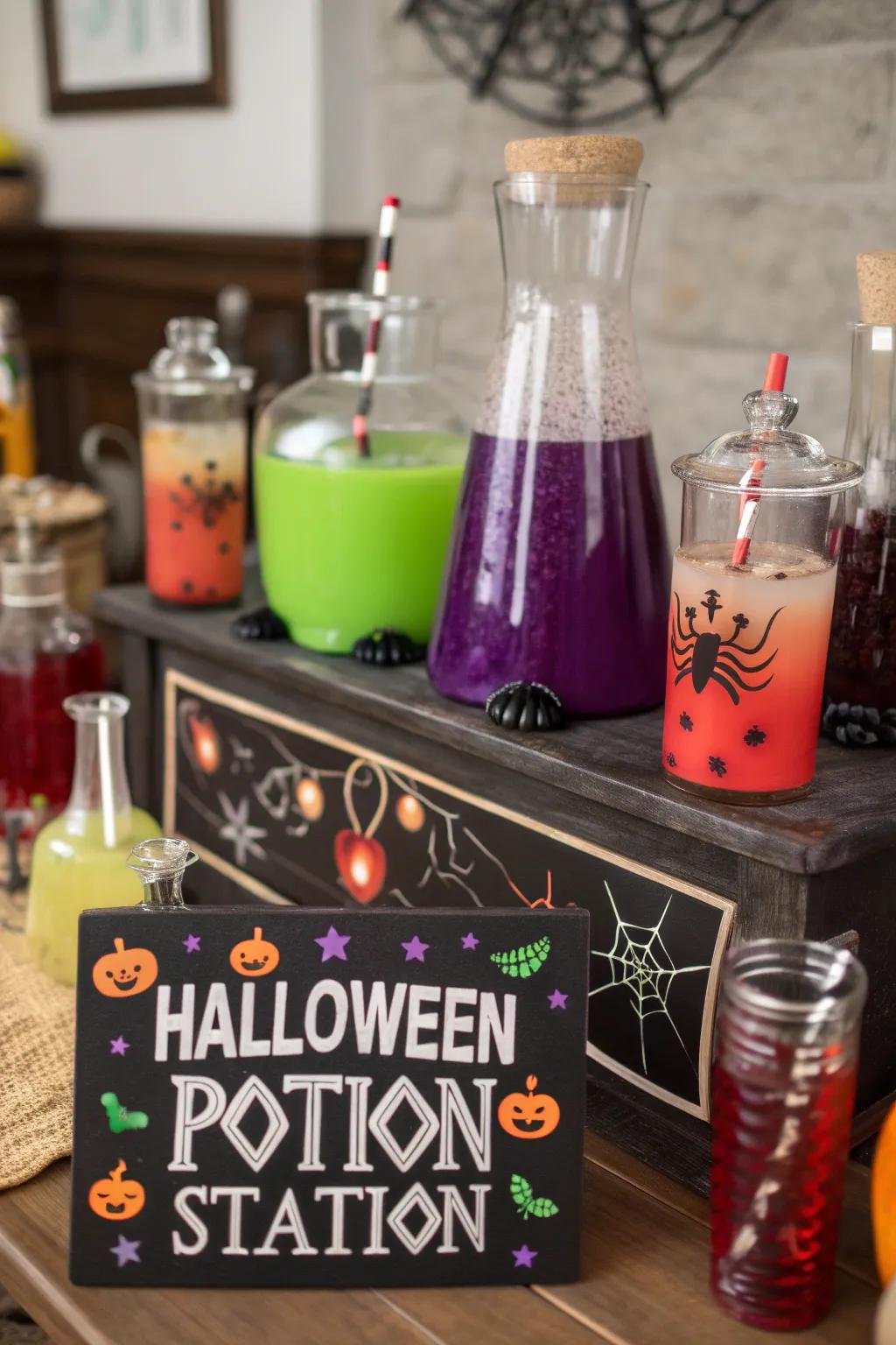 Blend some enjoyment at the enchantment bar.