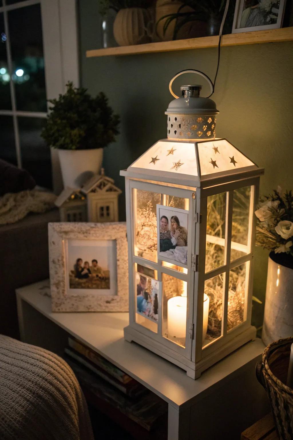 Personalize your lanterns with cherished family photos.